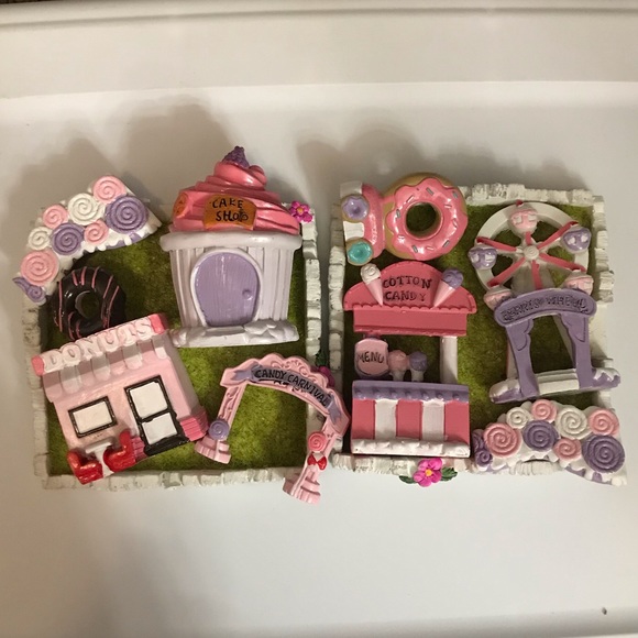 Sweets theme fairy garden set